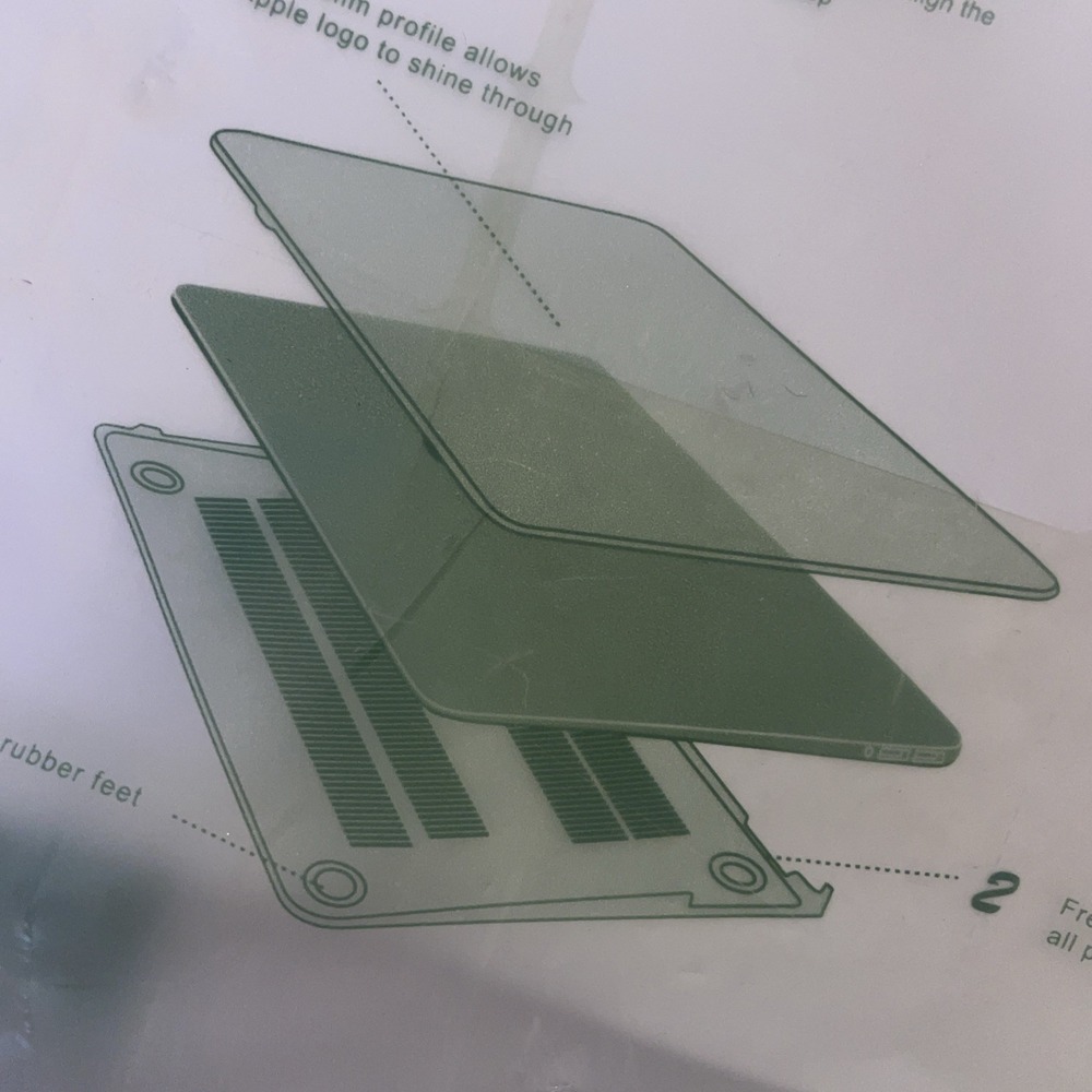 NEW Macbook Pro 13 Hard Case Crystal Clear Plastic A2338 A2289 A2251 A1989 A1706